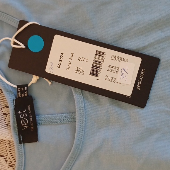 NEW WITH TAGS ! Yest sz 10  Ocean Blue Tank Top - with tags sz  (4526 - Picture 4 of 6